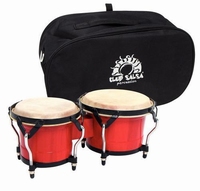 CLUB SALSA bongo 6½"+7½" + bag - Red