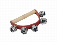 FELCO with handle, wood and leather, 5 bells of 25mm