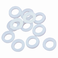 GIBRALTAR Washer nylon white (12 pac)