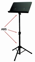 GEWA Music stand 48x35 - ABS connection - tube joint