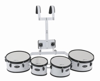 BASIX Quad timp toms with carrier 8"+10"+12"+13"