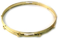 SONORUS Die Cast hoop 13" x 8 lugs - gold chrome - SNARE
