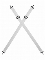 SONORUS Riem - Baudrier white plastic double - ADULTS XL