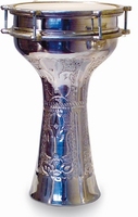 VATAN Darbuka Turkisch Ø23cm engraved aluminium + bells