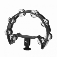 STAGG Hi-hat tambourine synthetic half moon - Black