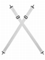 SONORUS Riem - Baudrier leather double - black