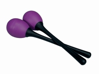 HAYMAN Mini maracas synthetic with long shaft - 25gr purple
