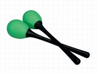HAYMAN Mini maracas synthetic with long shaft - 35gr green