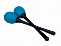 HAYMAN Mini maracas synthetic with long shaft - 50gr blue