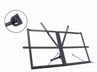 BOSTON Table top music stand black