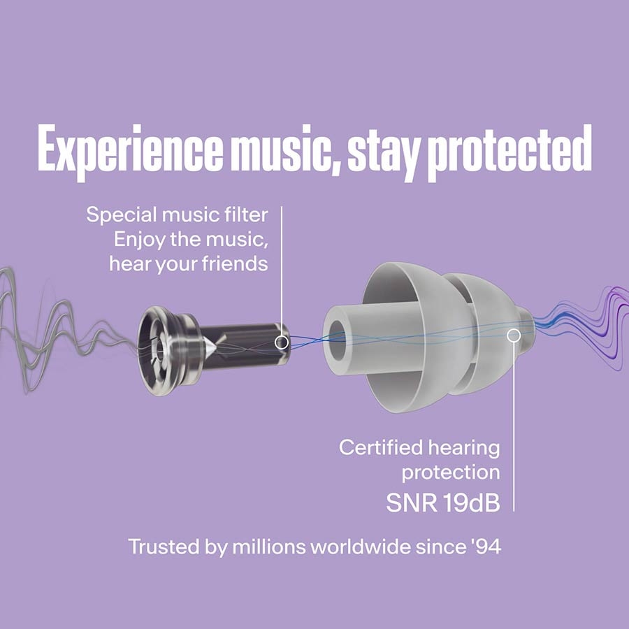 ALPINE PartyPlug earplugs - Transparant